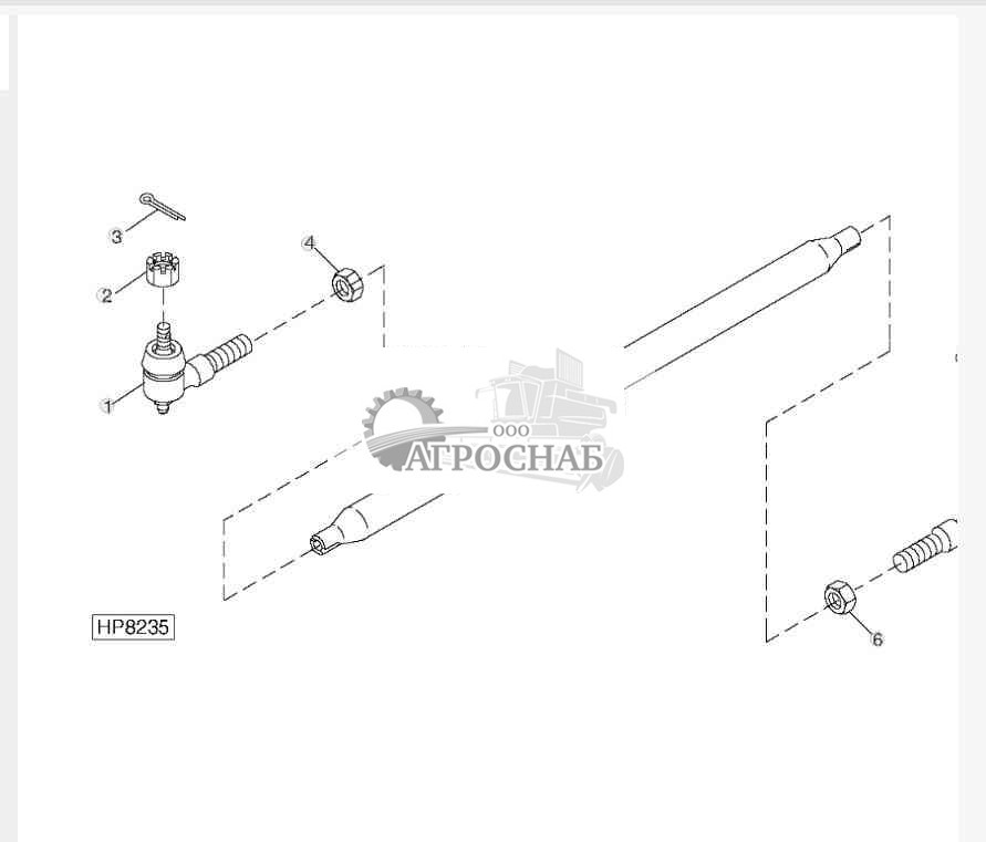STEERING TIE RODS (FIXED REAR AXLE) 